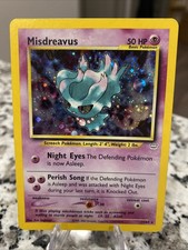 Pokémon Misdreavus Double Holo Neo Revelation 11/64 on eBay