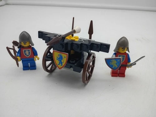 LEGO Vintage (1986) Castle Lion Knights Set #6012 Siege Cart Complete *Read*