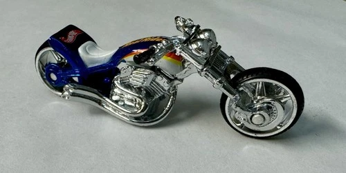 2007 Hot Wheels Blast Lane Motorcycle Loose Red Line Club RLC Nice!