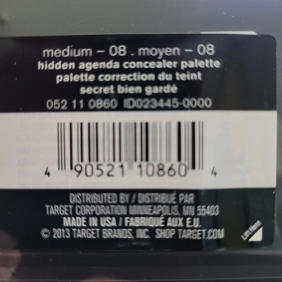 Sonia Kashuk Hidden Ajenda Corrector Paleta Med 08 Descatalogado Difícil de Encontrar 2 por caja Foto 2 de 3