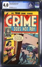 Crime Does Not Pay #133 Classic Cover Dirty 2 Dozen Pre-Code Comic 1954 CGC 4.0