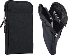 Cell Phone Waist Belt Holster Mens, Waterproof Zipper Crossbody Smartphone Shoul