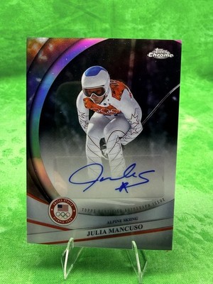 Julia Mancuso Autograph 2026 Topps Chrome US Winter Olympics #BCA-JMA