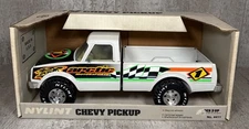 Vintage Nylint Arctic Cat Snowmobiles Chevy Pickup Truck Pressed Steel