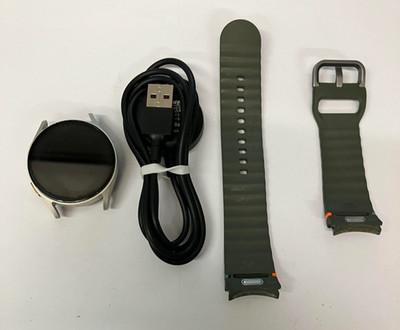 Samsung Galaxy Watch 7 40MM Aluminum, green silicone band WiFi ~m1875