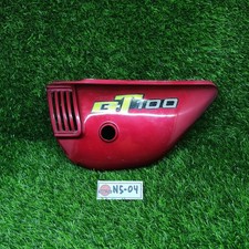 Vintage Suzuki GT100 Left Frame Side Cover Red OEM TM-0646 NOS