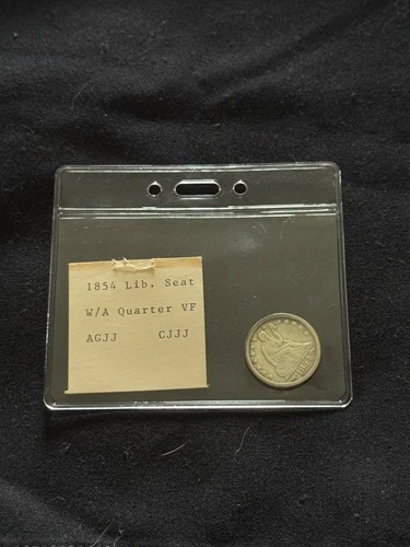 1854-P Seated Liberty Quarter — photo from the most recent tracked eBay sale