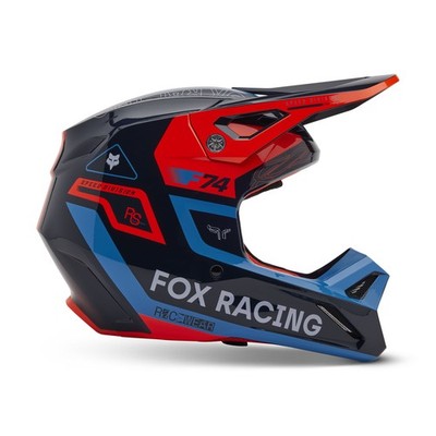 Fox Racing Youth V1 Race Spec Helmet Optiumum Airflow MIPS Midnight Blue