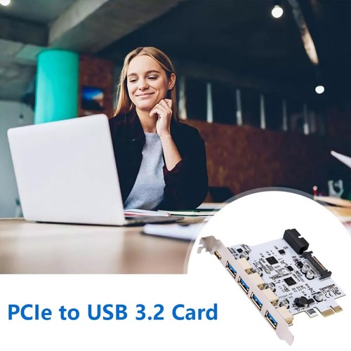 High-speed PCIE to USB3.2 GEN1 Expansion Card Type-A Type-C PCI Converter - Photo 6/11
