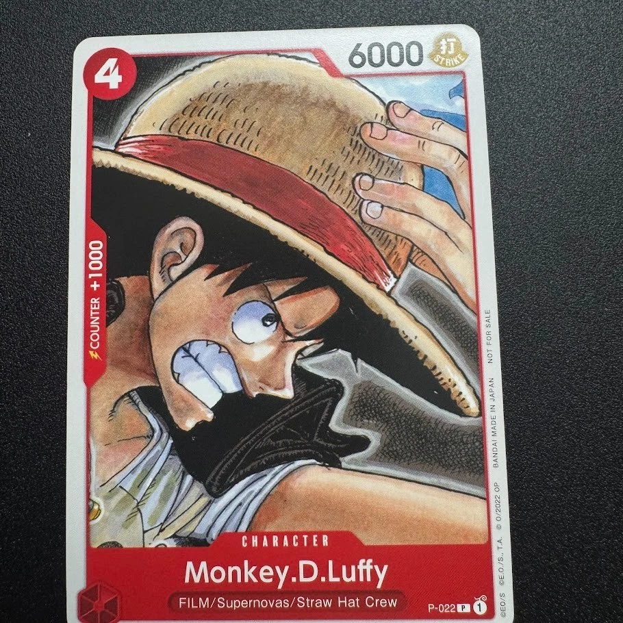 Monkey.D.Luffy P-022 One Piece Promotion Cards for sale | eBay