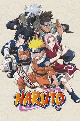 Naruto Anime TV Series Poster 2002 Poster print 11''x17'' home decor