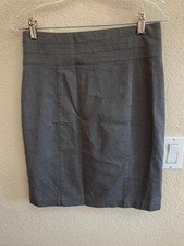 H M Gray Lined Skirt Size 8