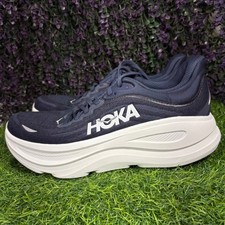 Hoka Bondi 9 Wide Men's Size 9 2E Varsity Navy White Running Shoes Sneakers