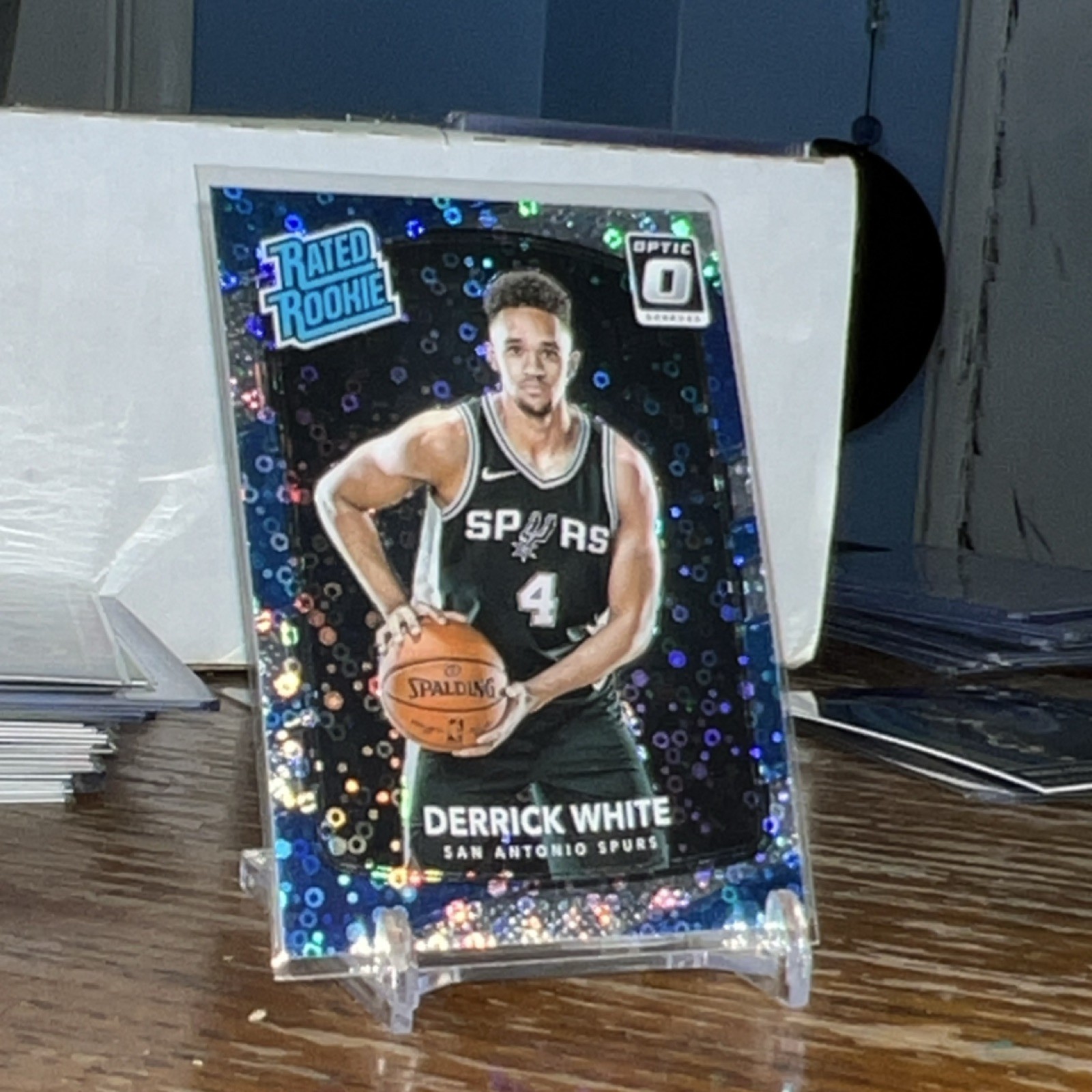RATED ROOKIE FAST BREAK HOLO PRIZM 2017-18 Panini Optic Derrick White #172 Spurs