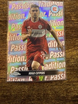 2024 Topps Chrome MLS Team Tags Refractor #TT-6 Hugo Cuypers, Chicago Fire