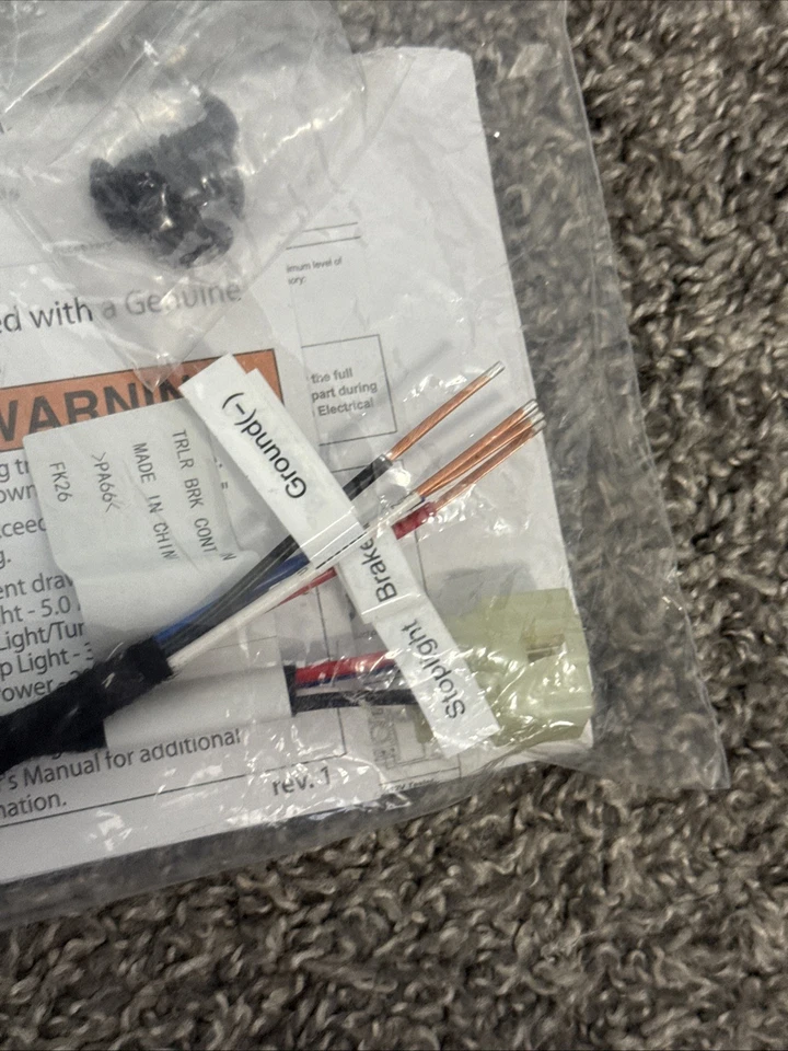 Arnés de control de frenos de remolque KIA genuino Telluride S9F67 AC060 OEM - NUEVO Foto 4 de 4