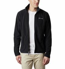 Columbia Mens Fast Trek Light Full Zip Fleece Jacket Black M NEW