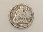 1876-CC 10C SEATED LIBERTY SEATED DIME