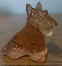 Boyds Glass Duke Scottie Pup Dog Clear Clear ...