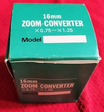 ZOOM LENS CONVERTER ~ 0.75 to 1.25 ~ Fits Bell & Howell ~ New Old Stock ~ Minty