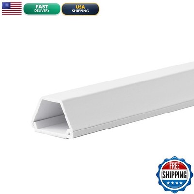 StarTech 6 ft 2 Piece Cable Raceway Duct White TAA TC6W2