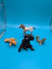 Vintage 4 LOT Safari Various Animal Figures 1990's