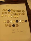 Lot Of 34 90% Silver Dimes 10c 1963 (22) 1964 (12)  I Combine Shipping 63-64