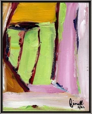 Finelli Original Art 11x14 PAINTING ABSTRACT EXPRESSIONISM Painting ARTWORK G1I