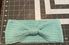 Handmade Aqua Bow Crochet  Headband/ Ear warmer — photo 2