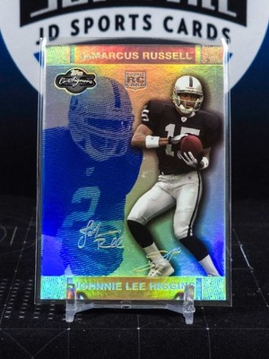 2007 Topps Co-Signers Changing Faces Blue 93 Lee Higgins Jamarcus Russell 41/99