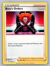 Boss's Orders [Lysandre] 058/072 Shining Fates Rare Pokemon Card NM
