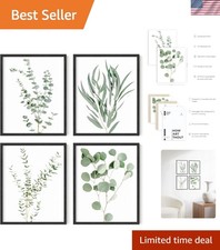 Botanical Plant Wall Art Prints - Set of 4 Plant Decor Prints, Floral Kitchen...