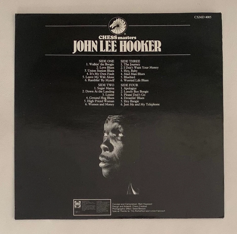 JOHN LEE HOOKER Chess Masters.. R&B BLUES SOUL CHESS UK Double LP NEAR MINT - Image 2 of 4