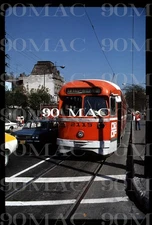 STE. PCC TROLLEY #2115. MEXICO CITY (MX). 4 Original Slides 1978.
