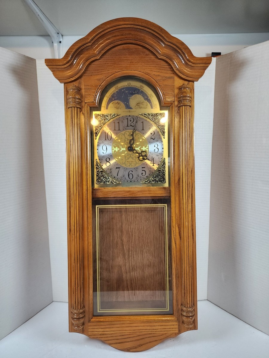 Howard Miller 620-156 Fenton Chime Wall Clock WORKS - Missing