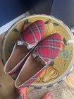 NWB J Crew BL568 Size 7.5M Tartan Plaid Holiday Shoes Loafers Flats Red Black — photo 9