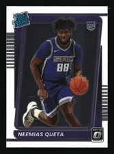 2021 Donruss Optic Rated Rookie Neemias Queta #156 Sacramento Kings RC