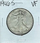1946-S WALKING LIBERTY SILVER HALF DOLLAR ~  VF ~NICE COIN ~90% SILVER