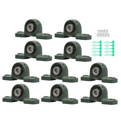 UCP201-8 Premium Quality Self-Align Pillow Block Bearing 1/2'' Bore 10 Pack