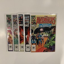 Avengers Lot 259 260 261 262 263 Near Mint- Nm- 9.2 1985 Marvel Comics