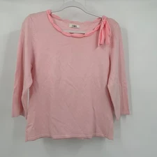 Cato Womens Balletcore Lightweight Sweater Size M Pink Soft Feminine Dainty