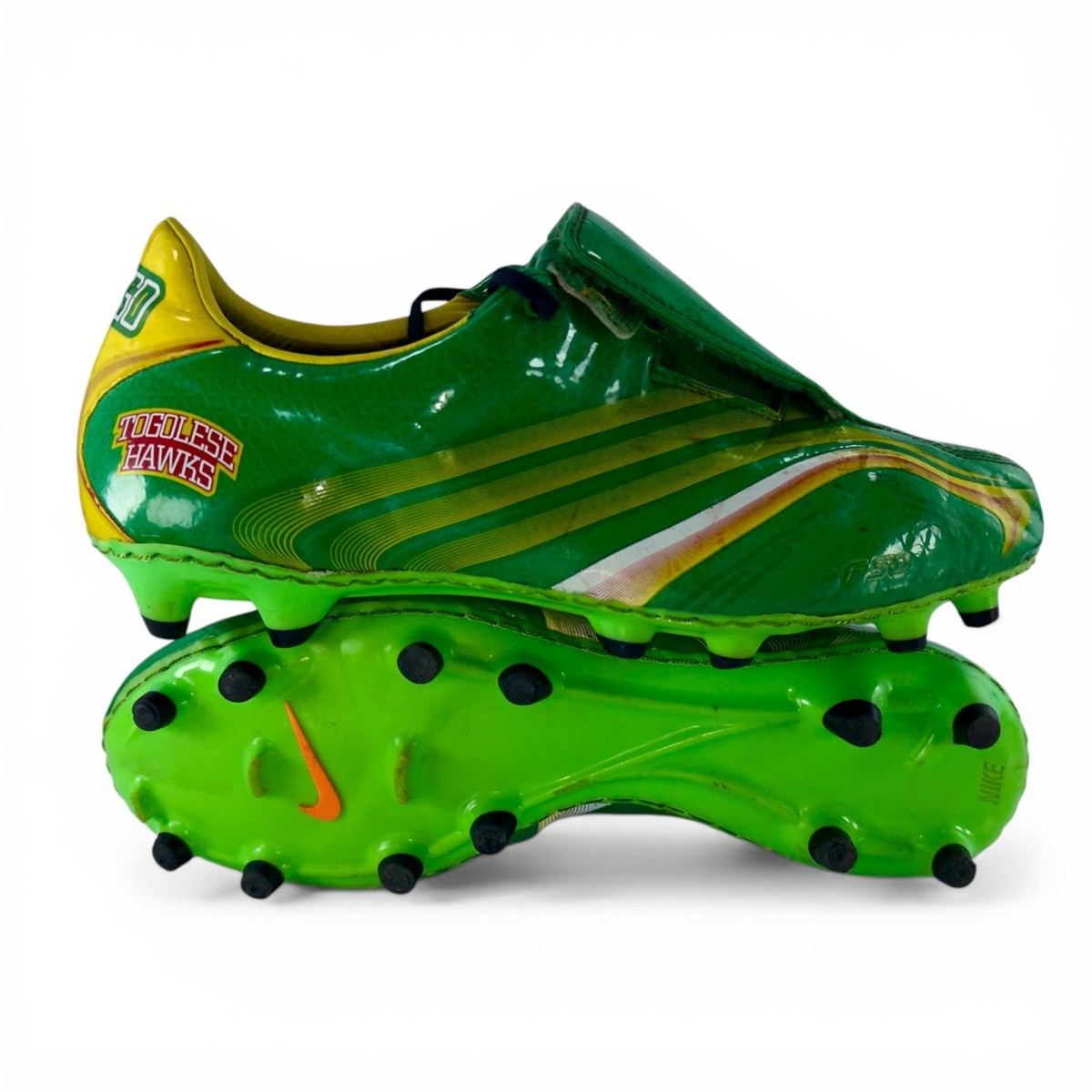 Adidas F50 Tunit X-32 FG Country TOGO US9.5 UK9 Green Men's Cleats