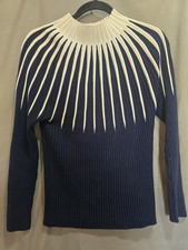 VENUS Ribbed Knit Mock Neck Pullover Sweater ...