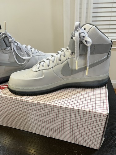 Nike Air Force 1 Lux Max Air Pearl Collection White/Grey Size 11 Rare - Picture 13 of 21