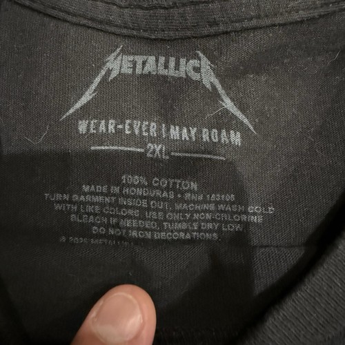 2025 METALLICA TOUR SHIRT 2XL XXL 72 SEASONS STADIUM CONCERT SKULL SKELETON - Picture 5 of 5