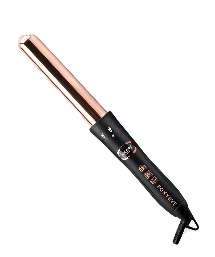 FoxyBae Rose Gold 3-in-1 Curling Wand lonic Prof Neg Ion & Temp Control NIB - Image 2 of 4