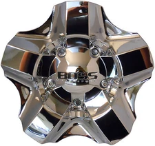 BOSS MOTORSPORTS 333 WHEEL RIM CENTER CAP ACC 3240 06 SCREW ON CHROME 