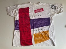 Vintage Coca Cola Red Hot Summer 1994 Short Sleeve T Shirt Men White Advertising
