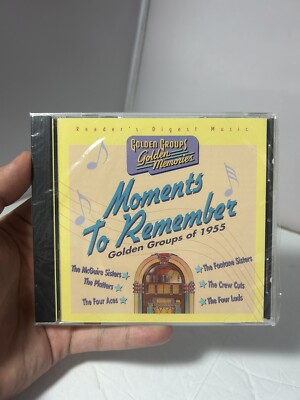 Reader's Digest Music ''Moments To Remember, Golden Groups Of 1955 (CD, 2000) NEW
