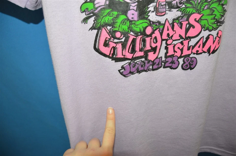 Camiseta De Colección Años 80 CLASE ACT III VANNIN' ON GILLIGAN'S ISLAND CUSTOM VANS NOREAST Foto 4 de 4